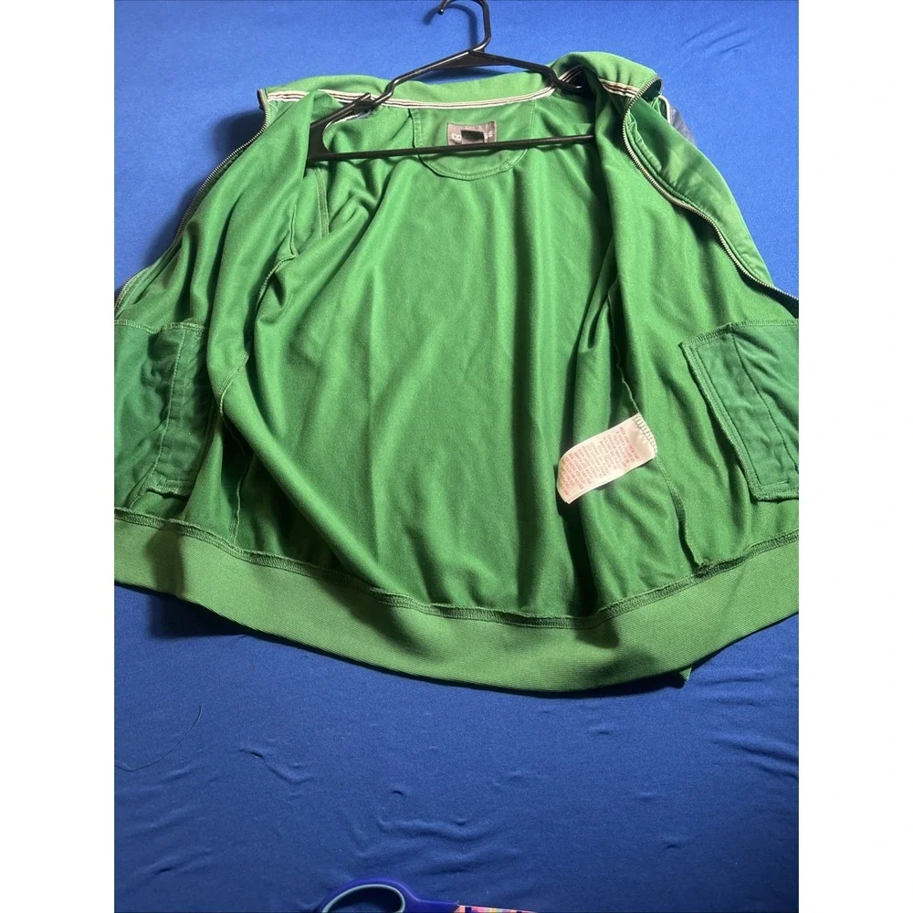 Converse All Star Track Jacket Green Classic Y2K XL Boys 13-15 Years Full Zip